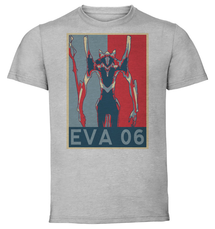 T-Shirt Unisex - Grey - Propaganda - Neon Genesis Evangelion - Eva 06
