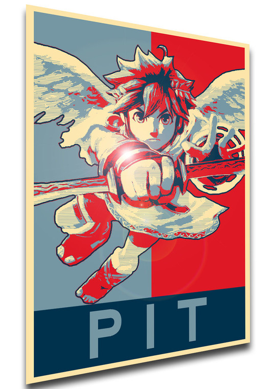 Poster - Propaganda - Smash Bros - Pit Kid Icarus