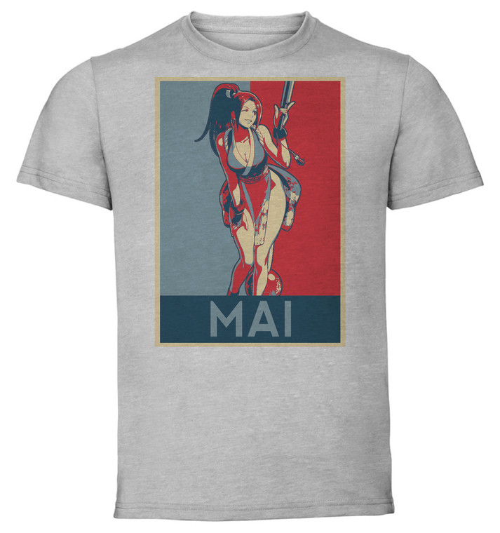 T-Shirt Unisex - Grey - Propaganda - Pixel Art  - SNK Heroines - Majocco Athena