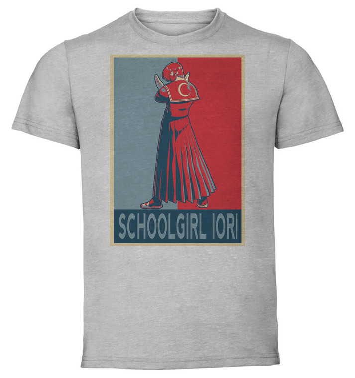 T-Shirt Unisex - Grey - Propaganda - Pixel Art  - SNK Heroines - Schoolgirl Luong