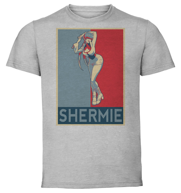 T-Shirt Unisex - Grey - Propaganda - Pixel Art  - SNK Heroines - Skimpy Sylvie