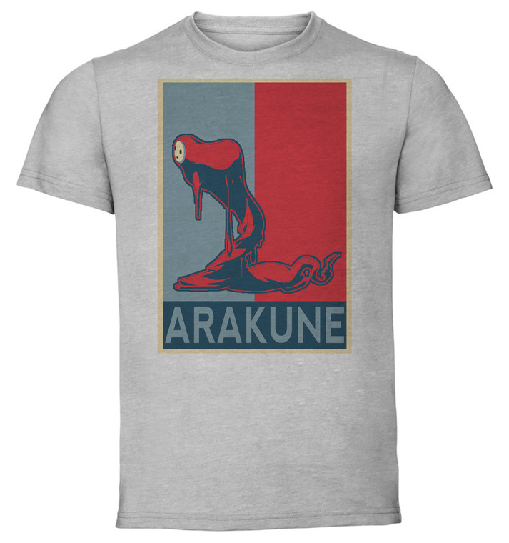 T-Shirt Unisex - Grey - Propaganda - Pixel Art - BlazBlue - Arakune