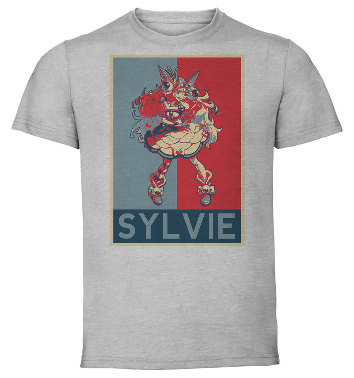 T-Shirt Unisex - Grey - Propaganda - Pixel Art - SNK Heroines - Sylvie