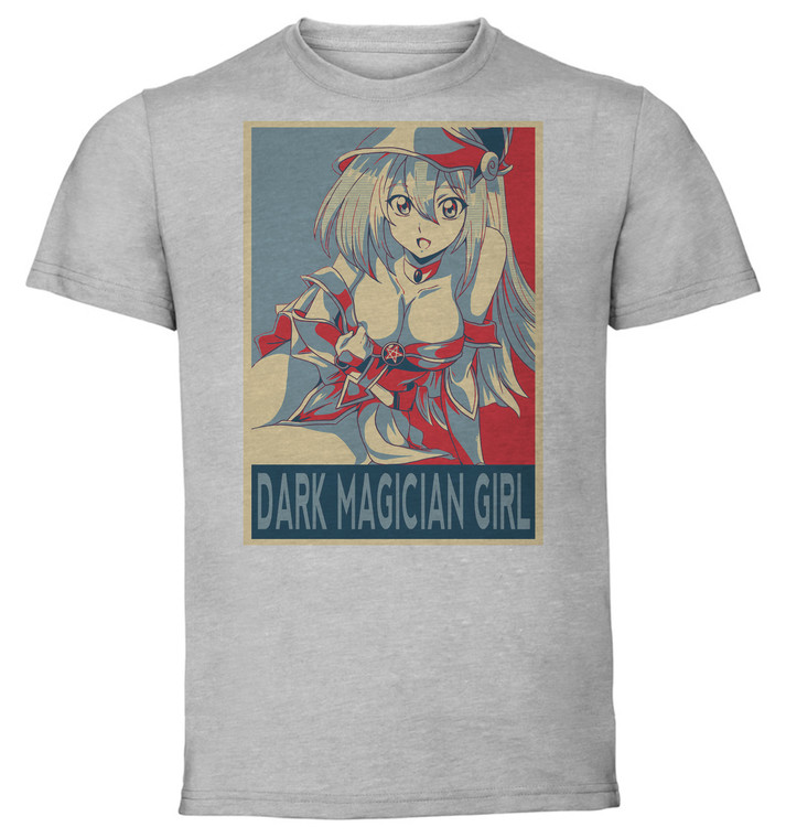 T-Shirt Unisex - Grey - Propaganda - Yu Gi Oh - Dark Magician Girl variant