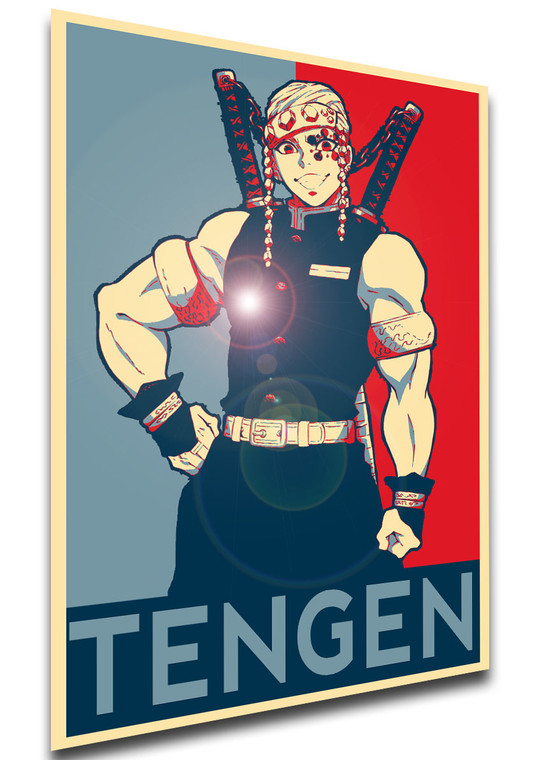 Poster - SA0358 - Propaganda - Demon Slayer - Tengen Uzui