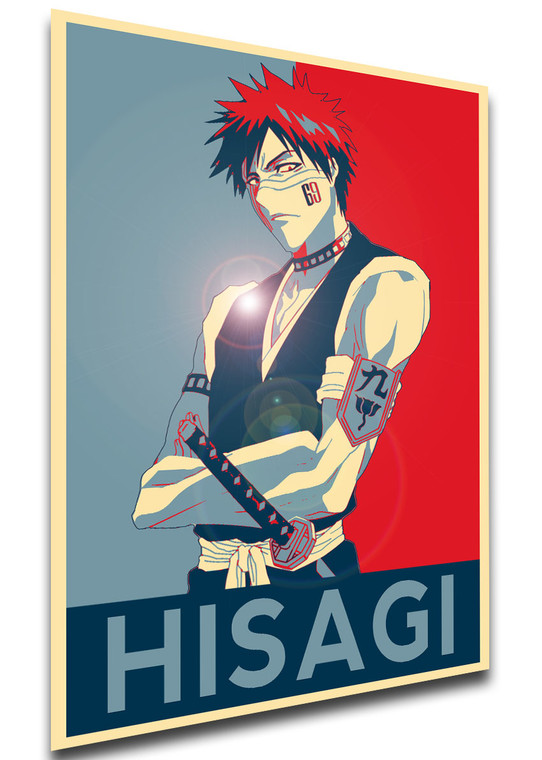 Poster - LL0402 - Propaganda - Bleach - Shuhei Hisagi