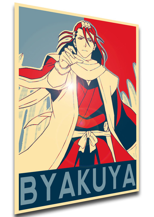 Poster - LL0405 - Propaganda - Bleach - Byakuya Kuchiki Variant 01