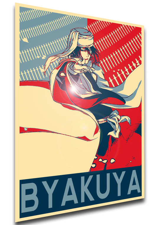 Poster - LL0406 - Propaganda - Bleach - Byakuya Kuchiki Variant 02