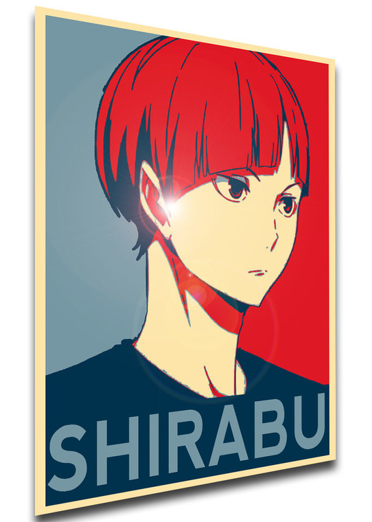 Poster - SA0391 - Propaganda - Haikyuu - Shiratorizawa Team - Kenjirou Shirabu