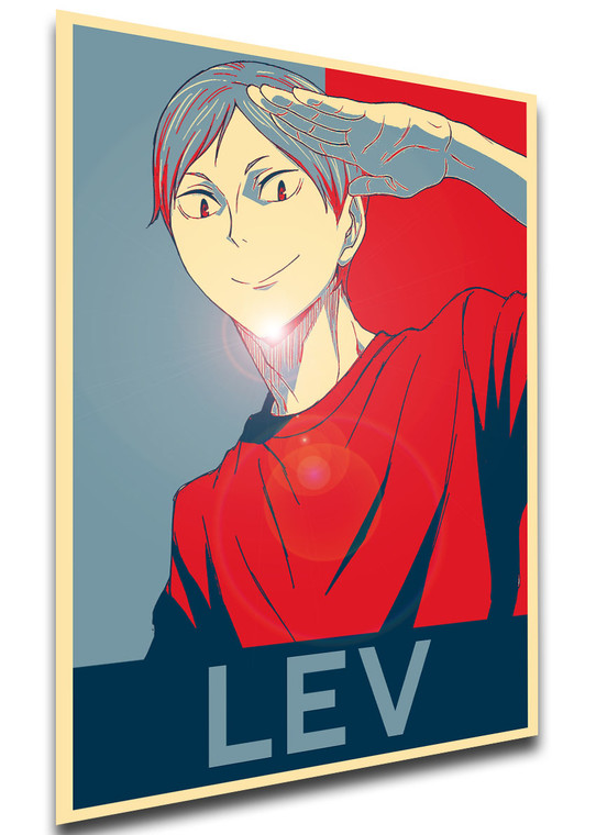 Poster - SA0397 - Propaganda - Haikyuu - Nekoma Team - Lev Haiba