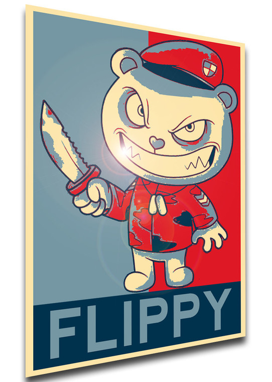 Poster - LL0441 - Propaganda - Happy Tree Friends - Flippy