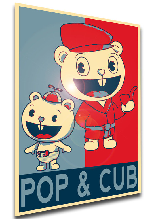 Poster - LL0446 - Propaganda - Happy Tree Friends - Pop & Cub