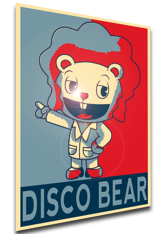 Poster - LL0447 - Propaganda - Happy Tree Friends - Disco Bear