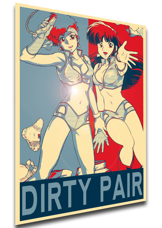 Poster - LL0455 - Propaganda - Dirty Pair - Kei & Yuri Variant