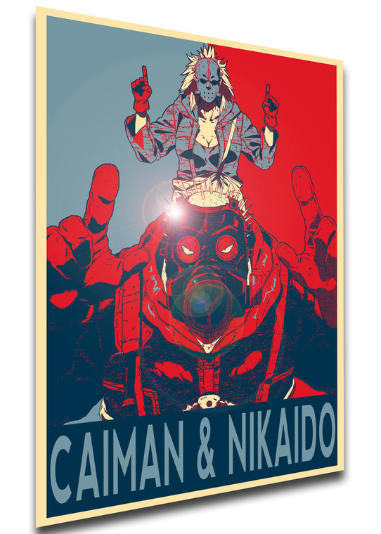 Poster - LL0461 - Propaganda - Dorohedoro - Caiman & Nikaido Variant