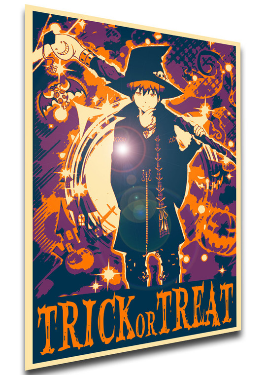 Poster - Propaganda Halloween - Trick or Treat - Assassination Classroom - Karma SA0573