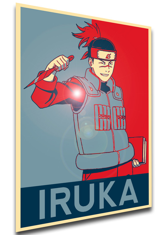 Poster Propaganda - Naruto - Iruka Umino - LL1490