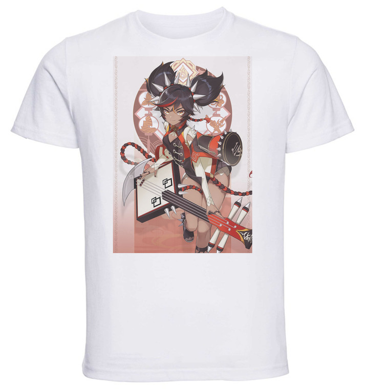 T-Shirt Unisex White - Videogame - Genshin Impact - Xinyan