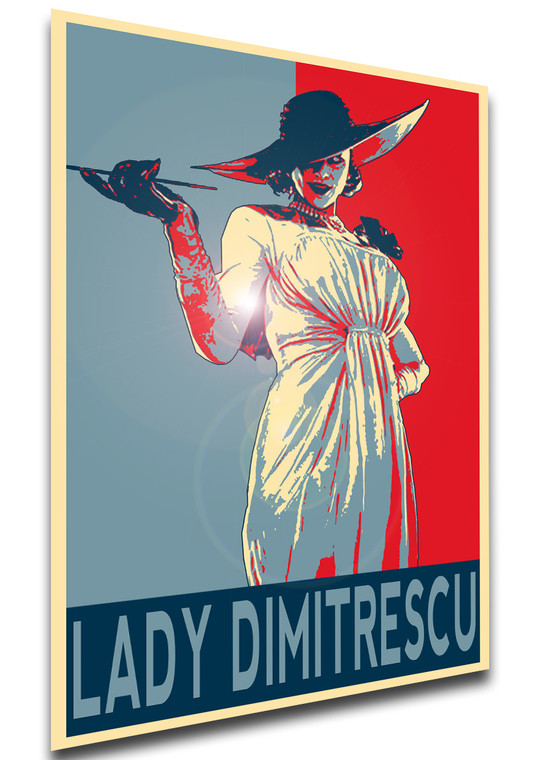 Poster Propaganda - Resident Evil Village - Lady Dimitrescu - LL2043