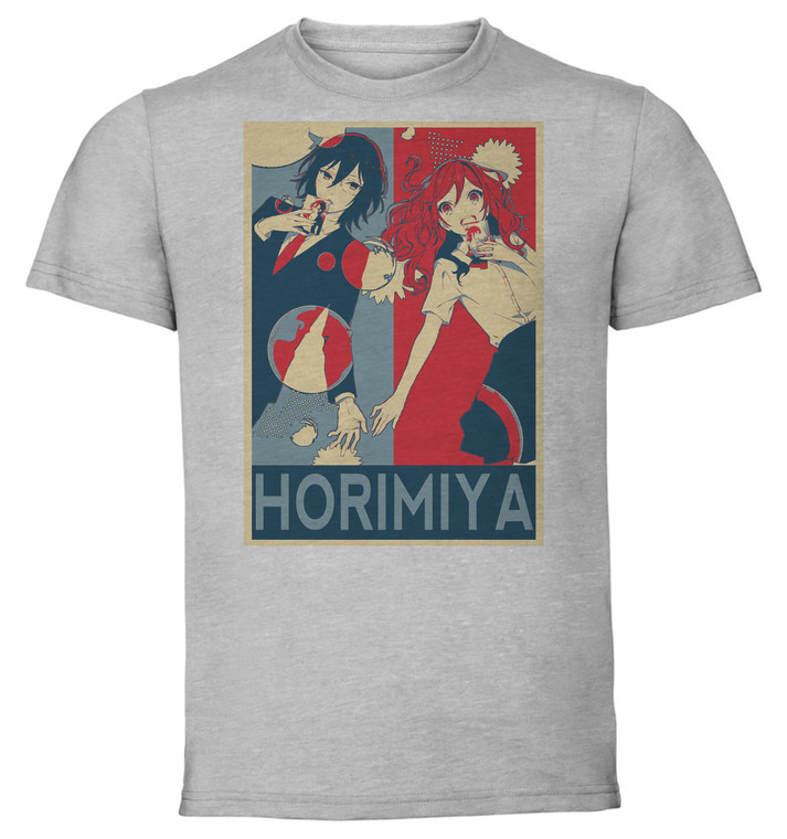 T-Shirt Unisex Grey Propaganda - Horimiya - Characters SA0714