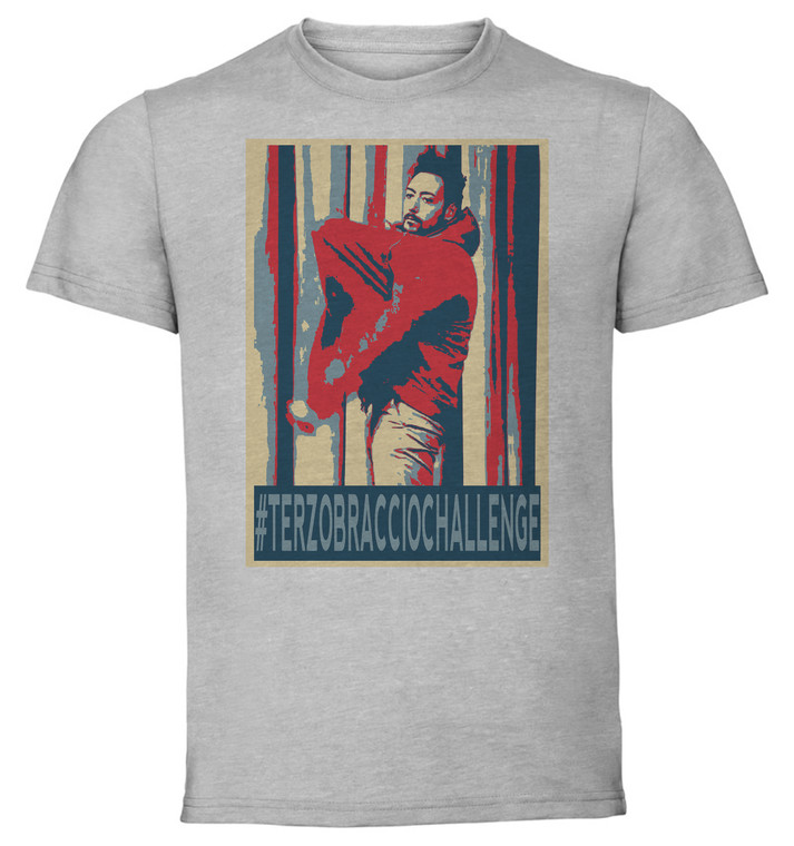 T-Shirt Unisex Grey Propaganda Meme - LOL - Ciro Piriello Terzo Braccio Challenge SA0824