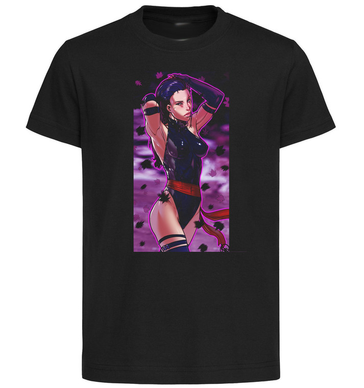 T-Shirt Black Grey White - Ganassa - X-Men Psylocke