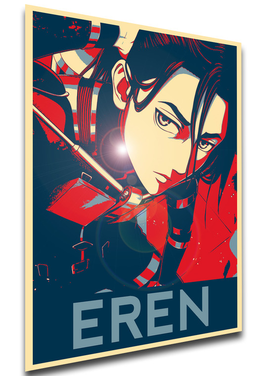 Poster Propaganda - Attack on Titan - Eren Jaeger Variant 02 SA0829