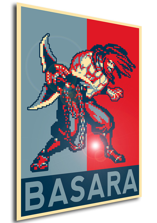 Poster - Propaganda - Pixel Art - Samurai Shodown - Basara
