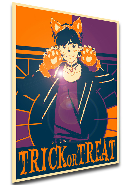 Poster Propaganda Helloween - Trick or Treat - Banana Fish - Eiji Okumura Werewolf SA0582