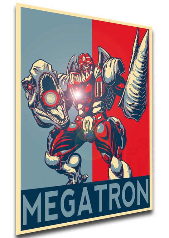 Poster - LL0507 - Propaganda - Transformers Beast Wars - Megatron