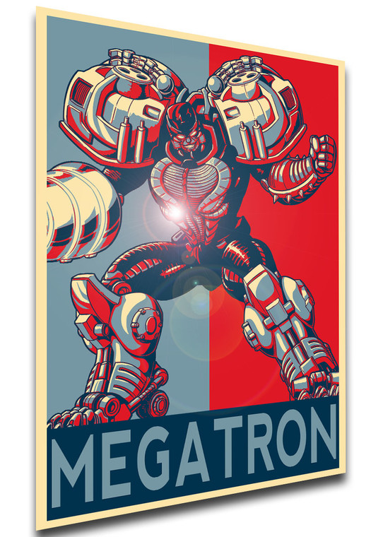 Poster - LL0522 - Propaganda - Transformers Beast Wars - Megatron Variant 01