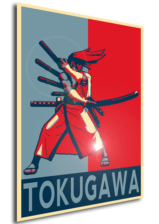 Poster - Propaganda - Pixel Art - Samurai Shodown - Tokugawa