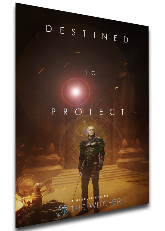 Poster Locandina - Serie Tv - The Witcher Season 2 - Destined to Protect - Geralt