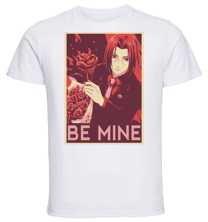 T-Shirt Unisex White Propaganda Valentine's Day - Naruto - Itachi Uchiha - Be Mine SA0960