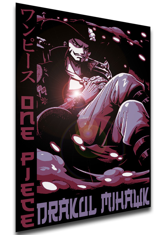 Poster Japanese Style - One Piece - Drakul Mihawk SA0956