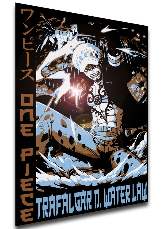 Poster Japanese Style - One Piece - Trafalgar D. Water Law SA0957