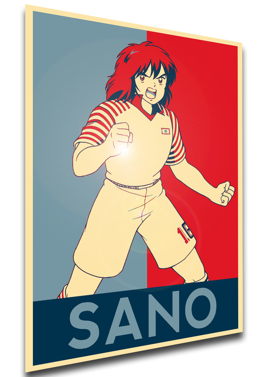 Poster Propaganda - Captain Tsubasa - Holly & Benji - Mitsuru Sano