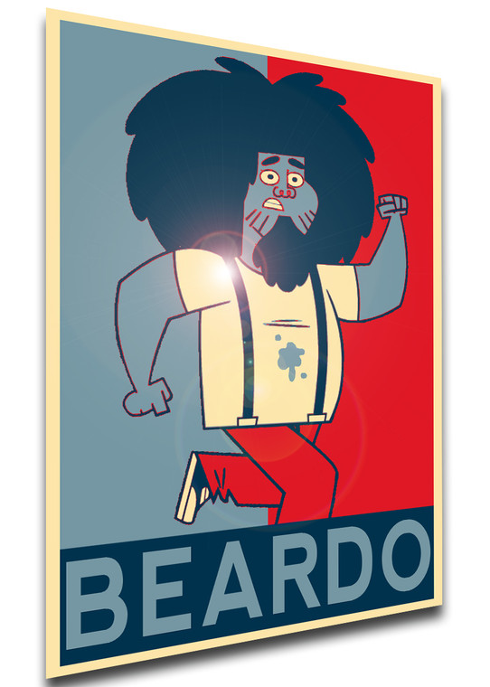 Poster Propaganda - Total Drama Pahkitew Island - Beardo - LL3120