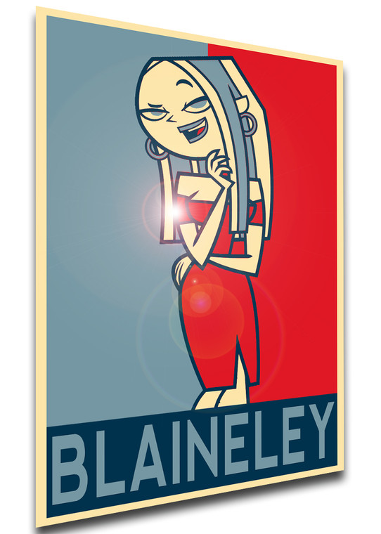 Poster Propaganda - Total Drama World Tour - Blaineley - LL3090