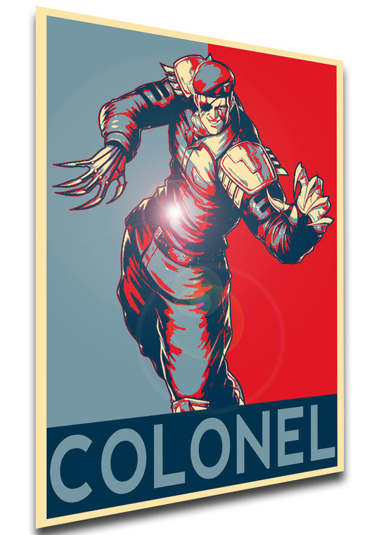 Poster Propaganda - Fist of the North Star - Hokuto No Ken - Colonel - LL1444