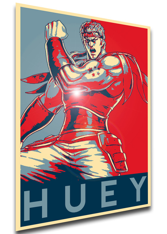 Poster Propaganda - Fist of the North Star - Hokuto No Ken - Huey - LL1460