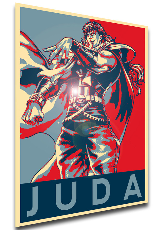 Poster Propaganda - Fist of the North Star - Hokuto No Ken - Juda - LL1457