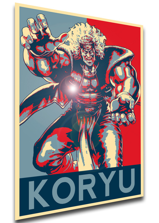 Poster Propaganda - Fist of the North Star - Hokuto No Ken - Koryu - LL1451