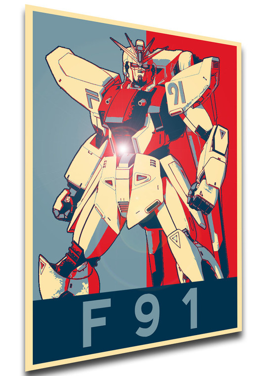 Poster - LL0046 - Propaganda - MS Gundam F91 - F91