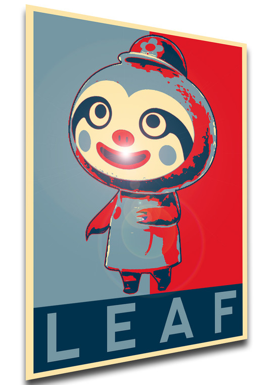 Poster Propaganda - Animal Crossing - Leaf - LL1966