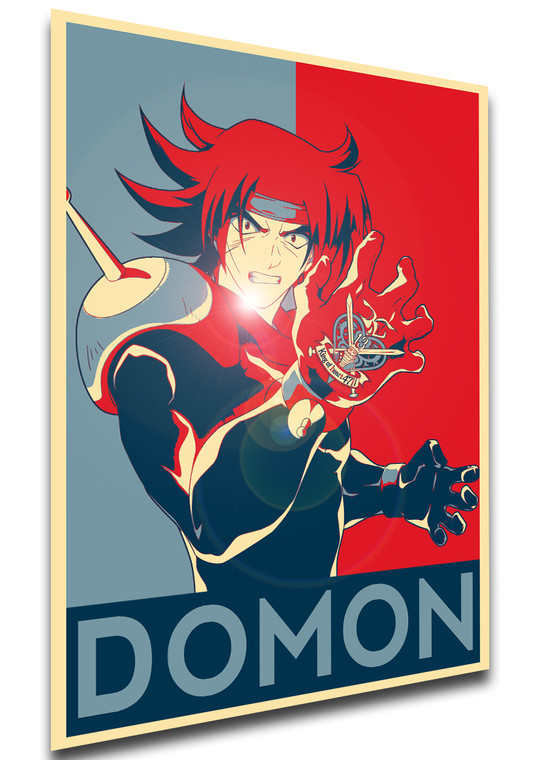 Poster Propaganda - G Gundam - Domon Kasshu - LL2195