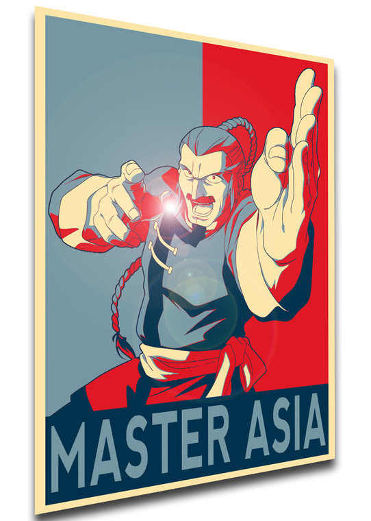 Poster Propaganda - G Gundam - Master Asia - LL2197