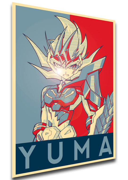 Poster - Propaganda - MA0224 - Yu Gi Oh - Yuma Tsukumo Zexal variant