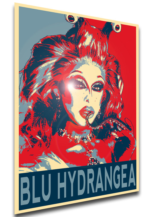 Poster Propaganda - Drag Queen - Blu Hydrangea - LL1605