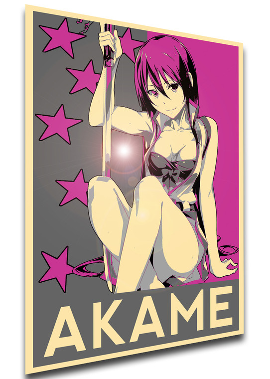 Poster Propaganda Glam - Akame Ga Kill - Akame
